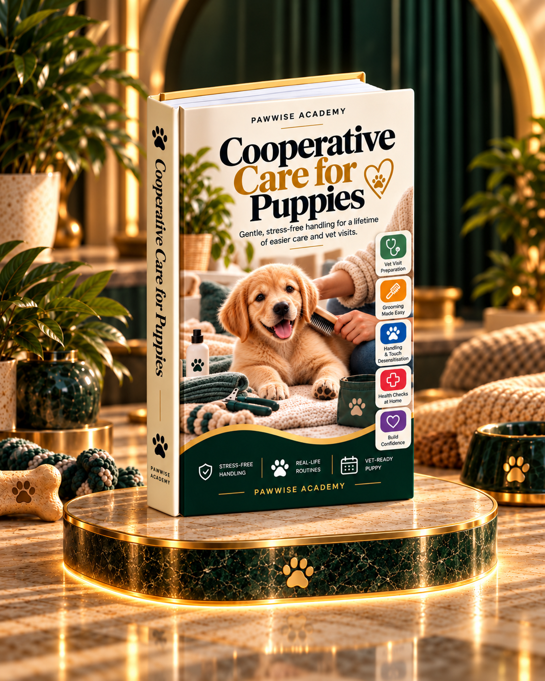 Cooperative Care for Puppies